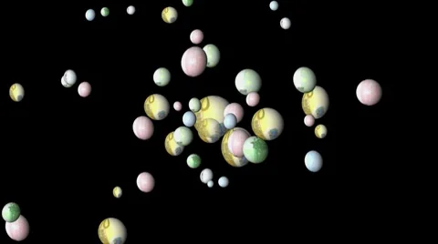 Euro bills bubble with alpha matte Video stock 8920478