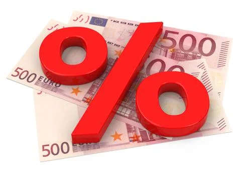 The euro bills Stock Illustration