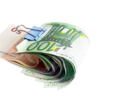 Euro bills Stock Photos