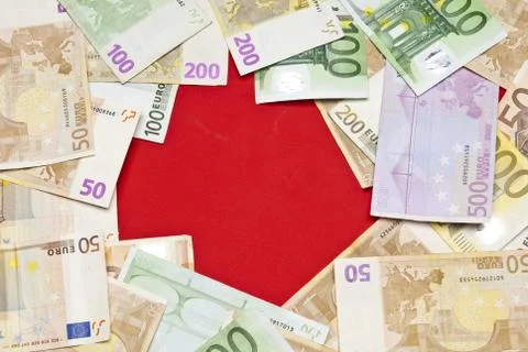 Euro bills Stock Photos