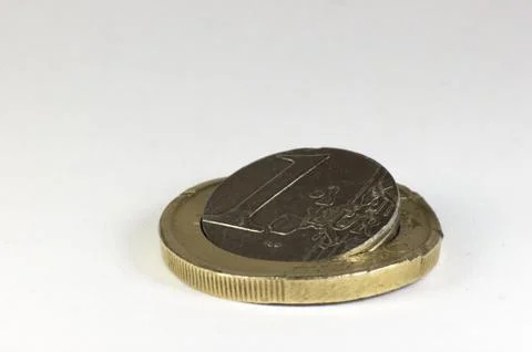 Euro  broken Stock-Fotos