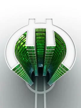 Euro building Stock Illustration