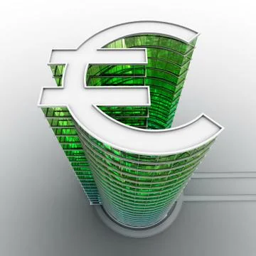 Euro building Stock Illustration