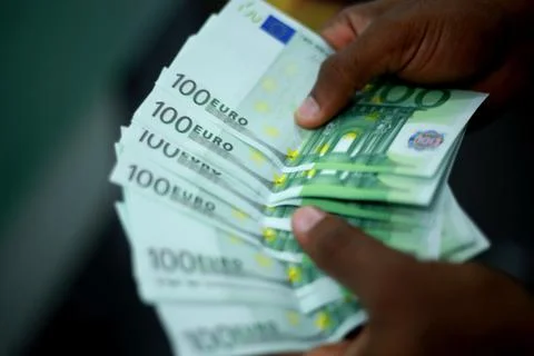 Euro cedulas Fotos Stock