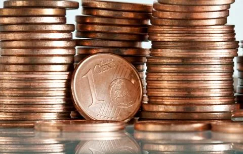 Euro cent Stock Photos