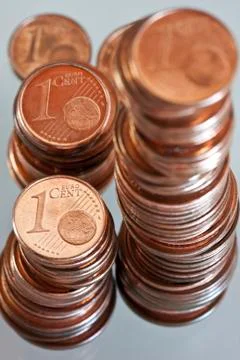 Euro cent Stock Photos