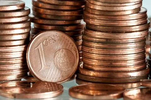 Euro cent Stock Photos