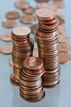 Euro cent Stock-Fotos