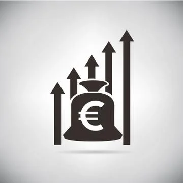 Euro chart Stock Illustration