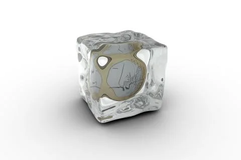 Euro coin Stock Illustration