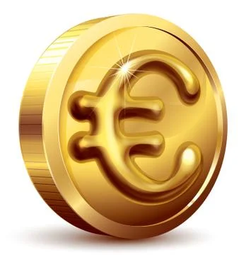 Euro coin 스톡 일러스트