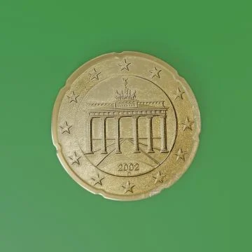 Euro coin Stock Illustration