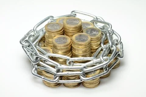Euro coins Stock Photos