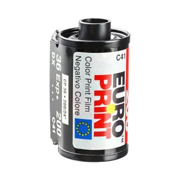 EURO color print film cartridge Stock Photos
