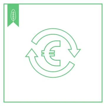 Euro cycle 스톡 일러스트