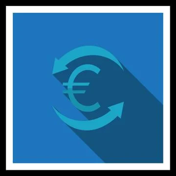 Euro cycle Stock Illustration