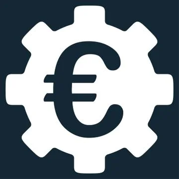 Euro Development Icon Stock Illustration