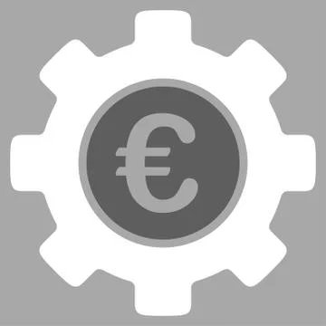 Euro Development Icon Stock Illustration