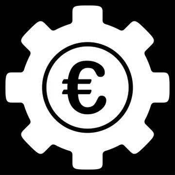 Euro Development Icon Stock Illustration
