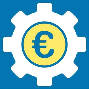 Euro Development Icon Stock Illustration