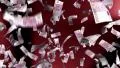 Euro Euros Money Falling Financial Win US Currency Tax Red Spotlight Background HD Footage