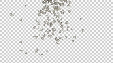 Euro Falling 库存影片 48827093