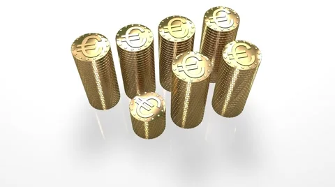 Euro gains Stock Footage 46502528