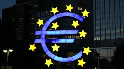 Euro Glow Video stock 8562216