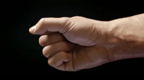 Euro in Hand Stock Footage 12096372