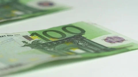 Euro Hundreds Background Video Stock Footage 82389696