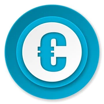 Euro icon. Stock Illustration