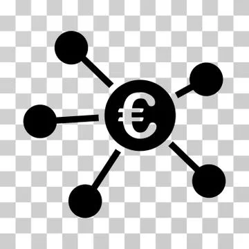Euro Links Vector Icon Ilustração Stock