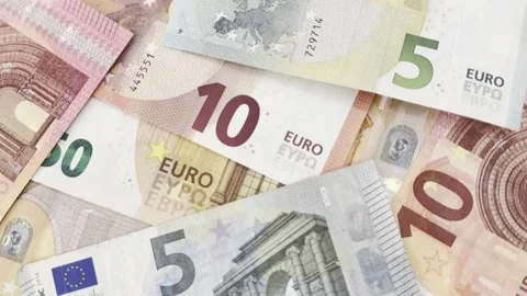 Euro mixed 4 Stock Footage 281508113