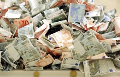 Euro note Stock Photos