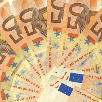 Euro note Stock Photos