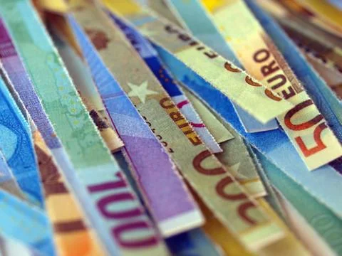Euro note Stock Photos