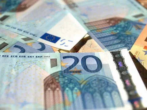 Euro note Stock Photos