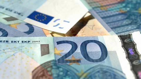 Euro note Stock Photos