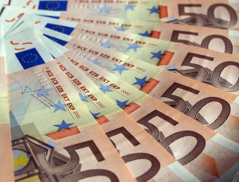 Euro note Stock Photos