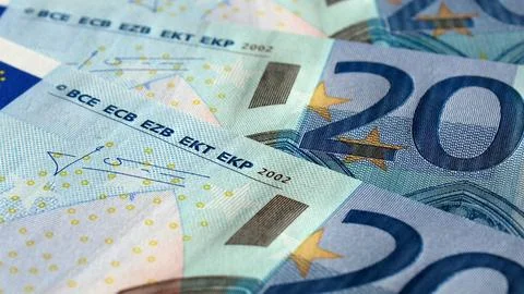 Euro note Stock Photos