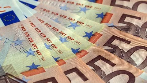 Euro note Stock Photos