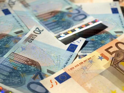 Euro note Stock-Fotos