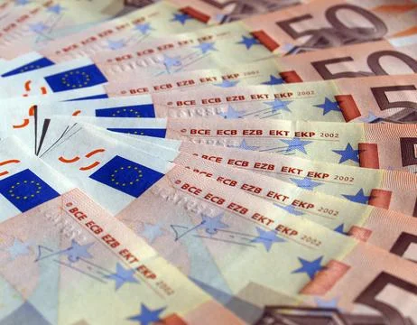 Euro note Stock Photos