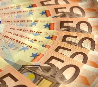 Euro note Stock Photos