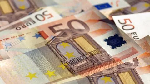 Euro note Stock Photos