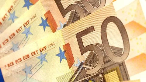 Euro note Stock-Fotos