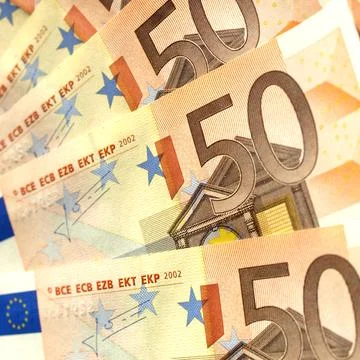 Euro note Stock Photos