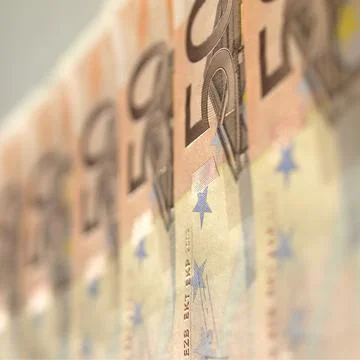 Euro note Stock Photos