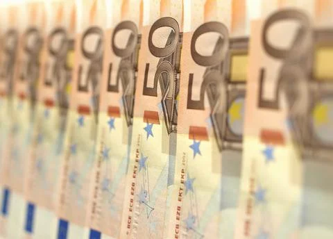 Euro note Stock Photos