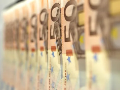 Euro note Stock Photos